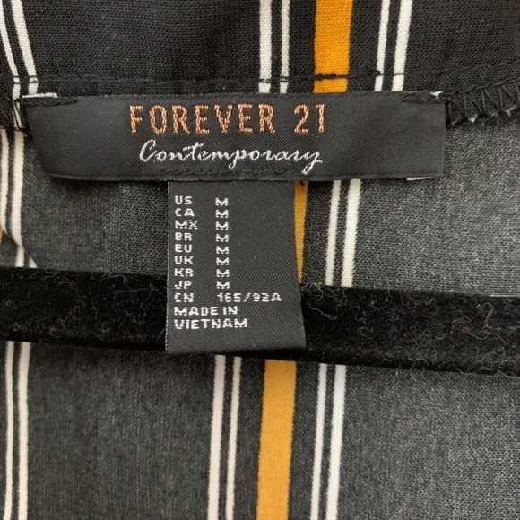 (K03) Forever 21 Cute Cropped Top (Wraps Around Waist ties In front) sz medium - Picture 5 of 5